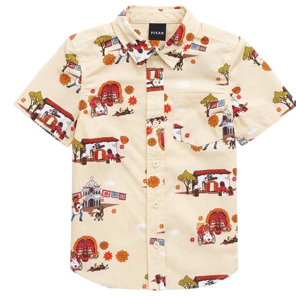 Box Lunch | Shirts & Tops | Disney Pixar Coco Scenic Toddler Woven ...